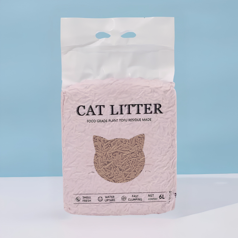 Coffee 6L tofu cat litter pouch