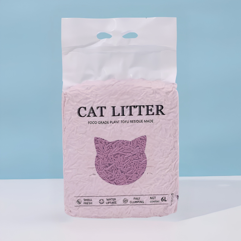 Lavender Bloom 6L tofu cat litter pouch